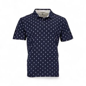 Pure Hockey Helmet & Sticks Polo Shirt Men's Size LARGE NEW